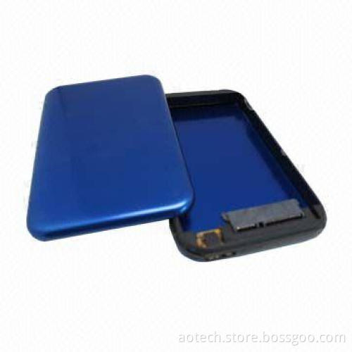 2.5-inch screwless HDD enclosure/case, blue USB 3.0 2.5 SATA